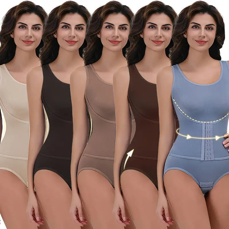 Fitness Waist Tummy Reducer Floral Body Shaper