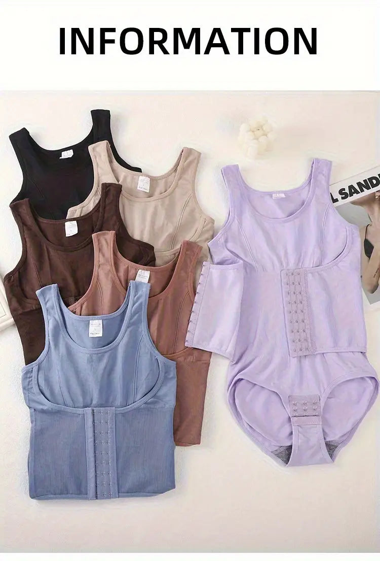 Fitness Waist Tummy Reducer Floral Body Shaper