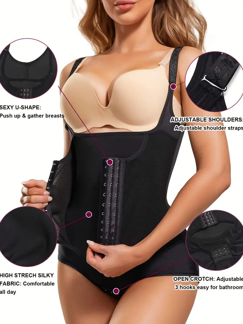 Fitness Waist Tummy Reducer Floral Body Shaper
