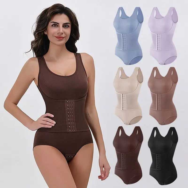 Fitness Waist Tummy Reducer Floral Body Shaper