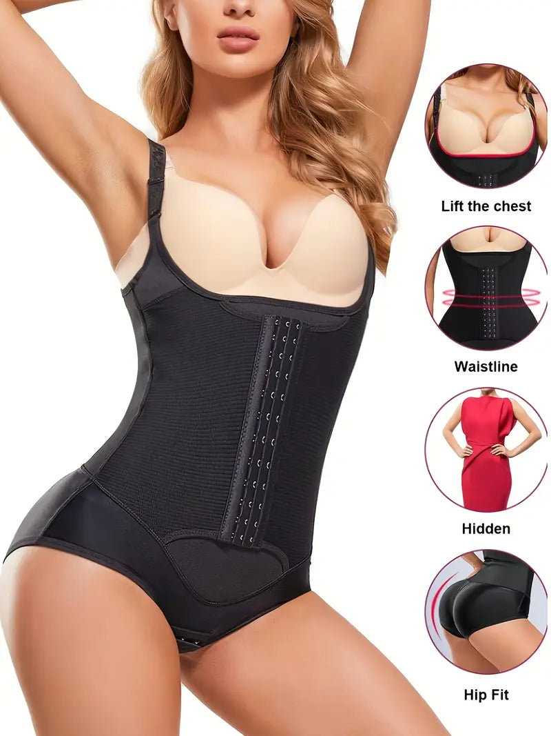 Fitness Waist Tummy Reducer Floral Body Shaper