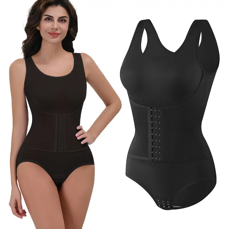 Fitness Waist Tummy Reducer Floral Body Shaper