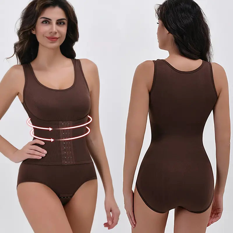 Fitness Waist Tummy Reducer Floral Body Shaper
