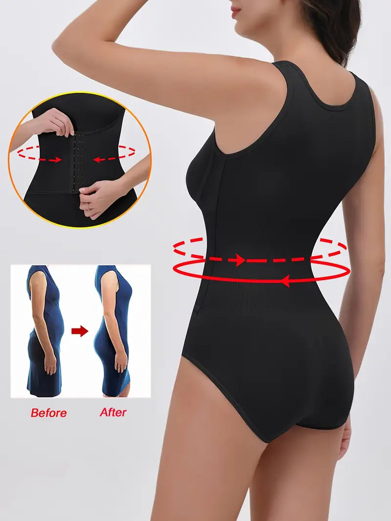 Fitness Waist Tummy Reducer Floral Body Shaper