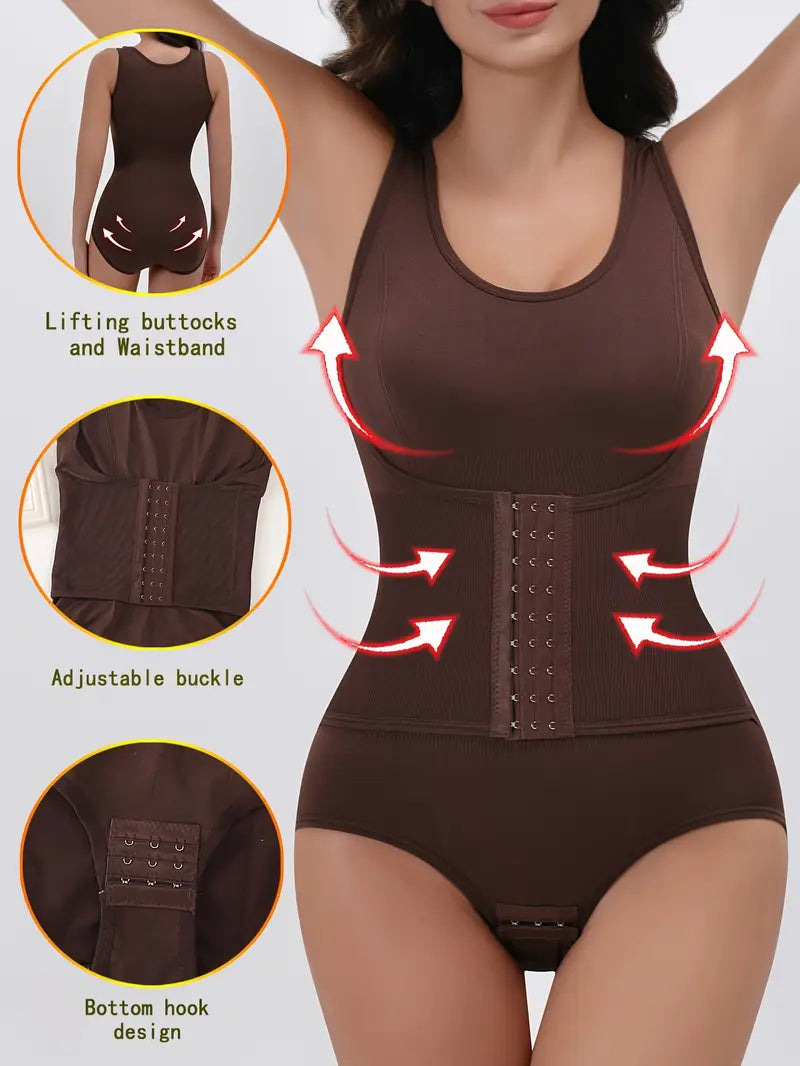 Fitness Waist Tummy Reducer Floral Body Shaper
